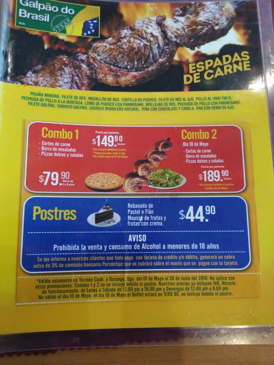 Galpao Do Brasil. Menu - Image 5