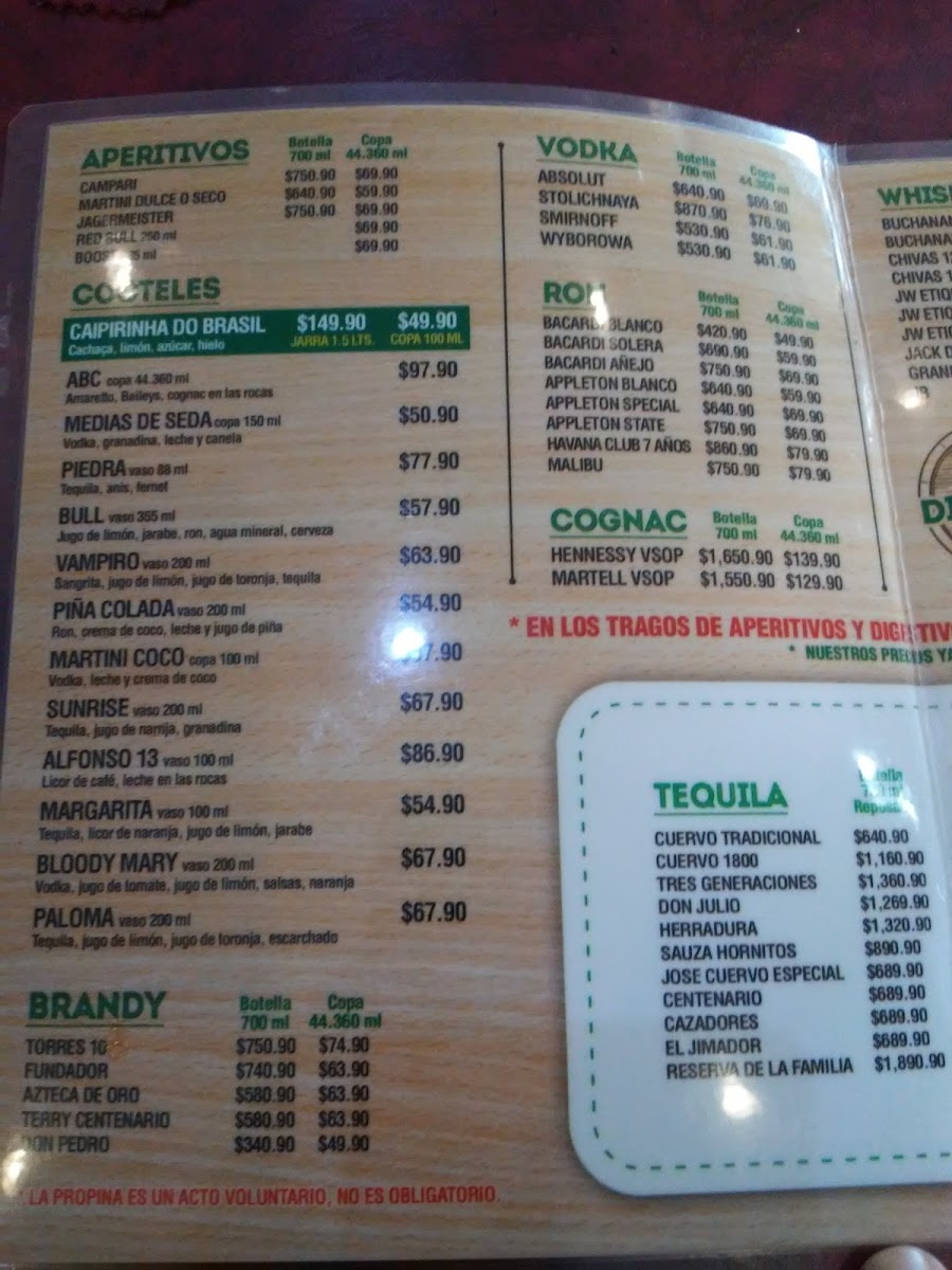Galpao Do Brasil. Menu - Image 6